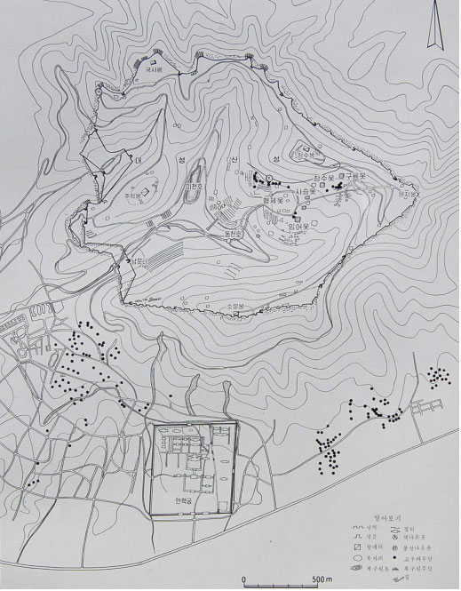 Relics of Koguryo period in the areas of Taesongsan Fort and Anhak Palace Relics of Koguryo period in the areas of Taesongsan Fort and Anhak Palace