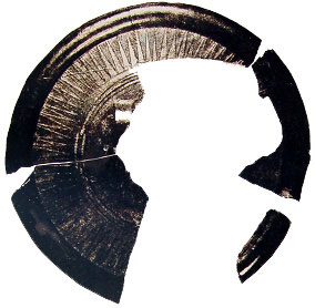 잔줄무늬거울(직경 13.8㎝)