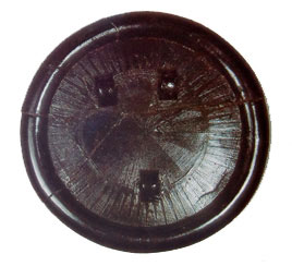 잔줄무늬거울(직경 8㎝)