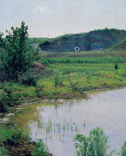 대현동유적의 전경