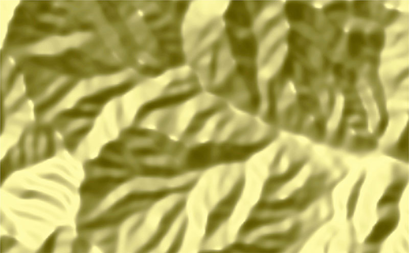 화상에 음영을 추가하여 작성한 새로운 음영립체지도