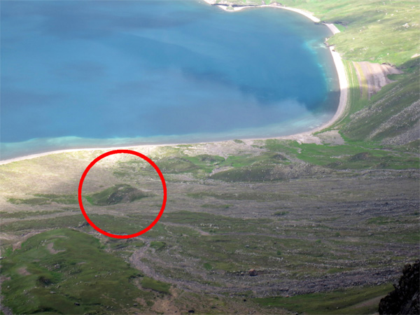 향도봉소분지의 애추들