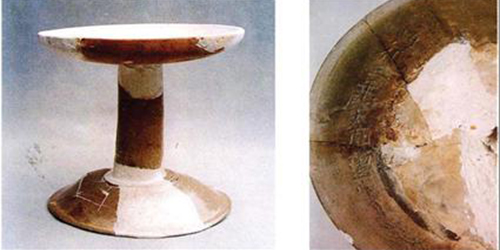 황해남도 봉천군 원산리2호자기 가마터에서 발굴된 도자기와 거기에 새겨진 글자