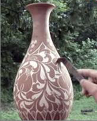 청자기의 상감장식기법-2