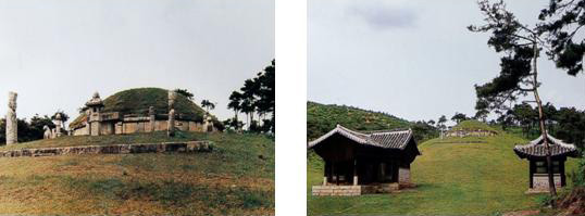 원래의 왕건왕릉 전경