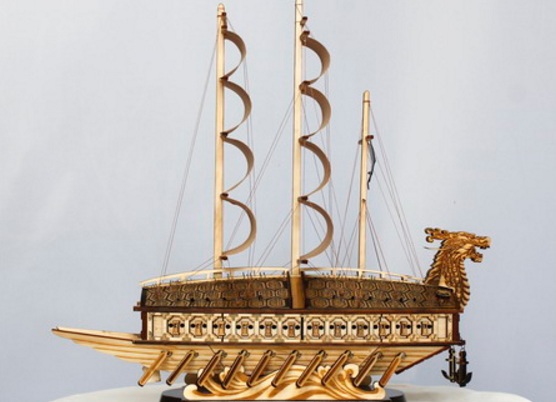 Turtle-shaped Armoured Warship