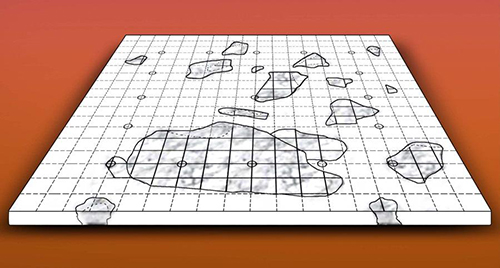 Restored checkerboard in the period ofKoguryo