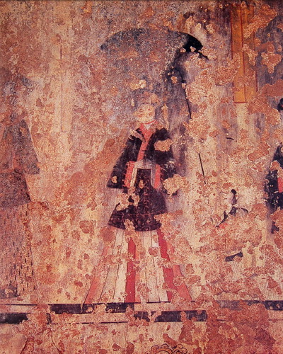 수산리무덤의 녀자주인공 그림