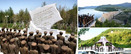 The builders of Paektusan Hero Youth Power Station