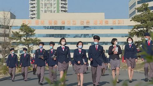 Students in their new uniforms
