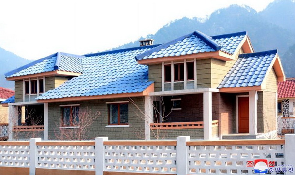 로동당시대의 문명을 자랑하는 현대적인 살림집들