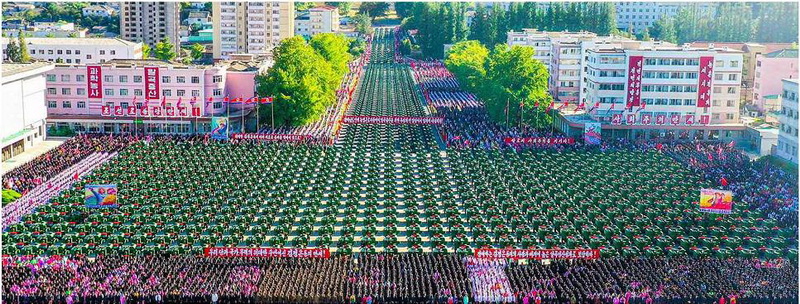 The sea of farm machinery in Hwangnam