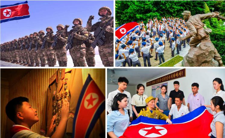 전승세대의 영웅정신을 새겨가는 조선의 새세대들