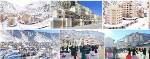 검덕지구 산악협곡도시