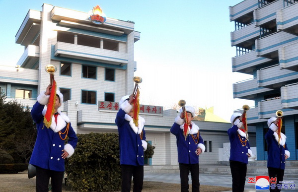 마식령스키장에서의 겨울철야영