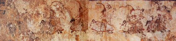 덕흥리벽화무덤의 개마행렬