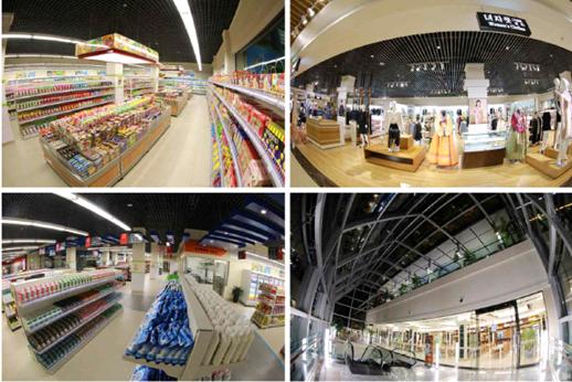 대성백화점의 내부