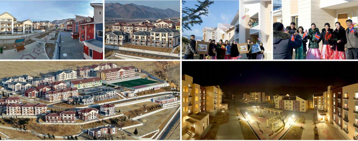 새집들이하는 수재민들