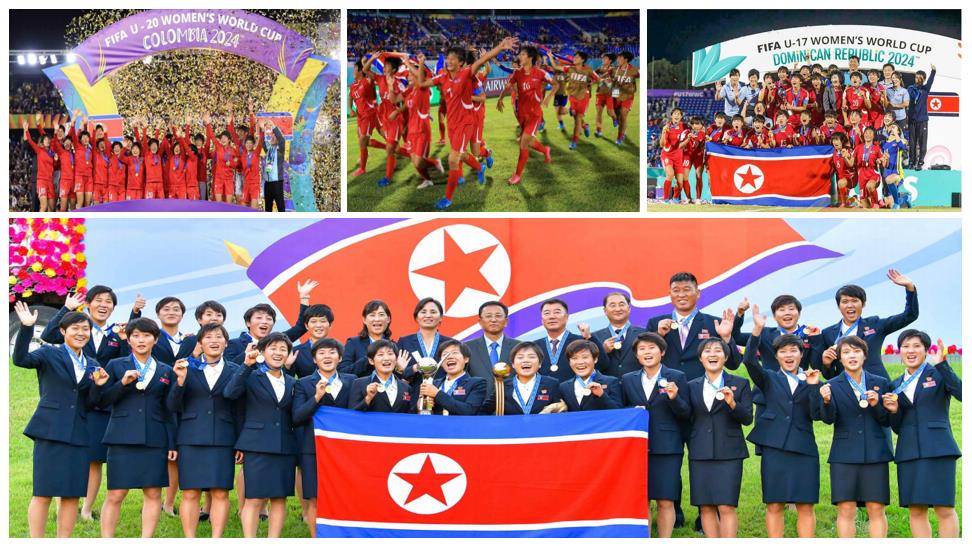 2024년을 조선녀자축구승리의 해로 빛내인 조선녀자축구팀
