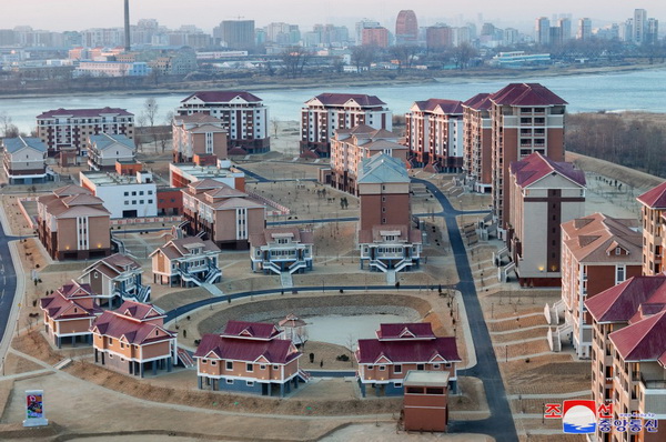 사회주의리상촌으로 전변된 수해지역