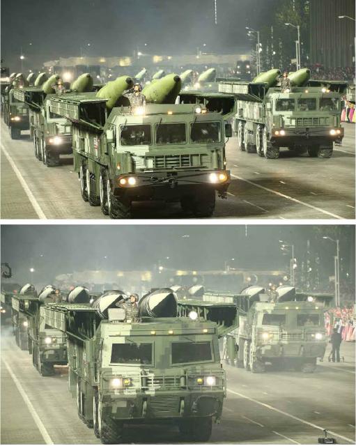 조선인민혁명군창건 90돐경축 열병식