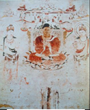 금당벽화의 아미타여래상