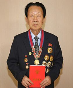 Kim Su Gon, a lecturer in the faculty of physics, a merited scientist, a candidate academician, a professor, a doctor