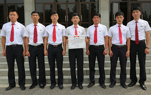 Kim Il Sung University won the first place in general at the September 5th Prize University Students Sports Competition