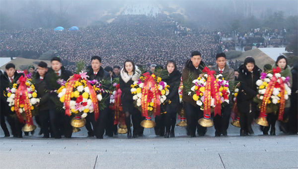 위대한 령도자 김정일동지의 서거 8돐에 즈음하여