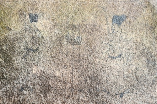 The mural of the south wall