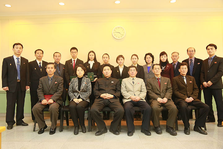 김일성종합대학 류학생 제39기 졸업식