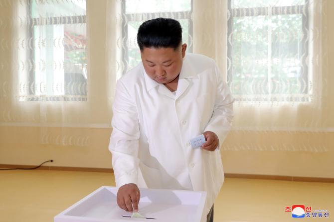 Supreme Leader Kim Jong Un Takes Part in Election of Deputies to Provincial, City and County People