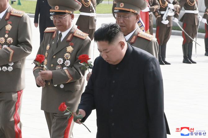 Supreme Leader Kim Jong Un Visits Fatherland Liberation War Martyrs Cemetery