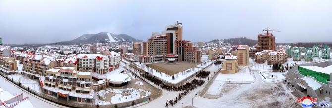 Construction of Township of Samjiyon County Completed