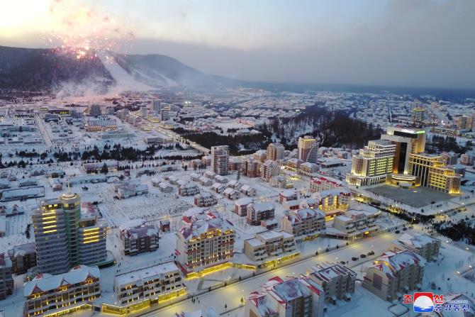 Construction of Township of Samjiyon County Completed
