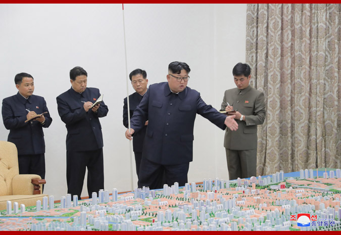 Supreme Leader Kim Jong Un Guides Master Plan for Construction of Sinuiju