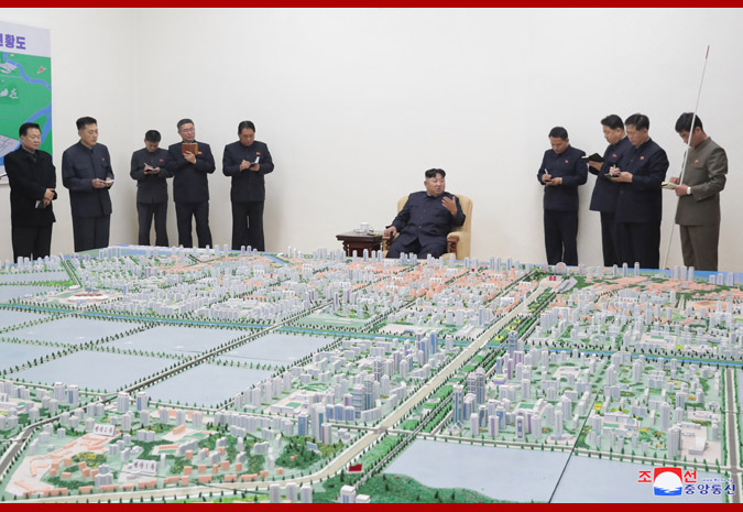 Supreme Leader Kim Jong Un Guides Master Plan for Construction of Sinuiju