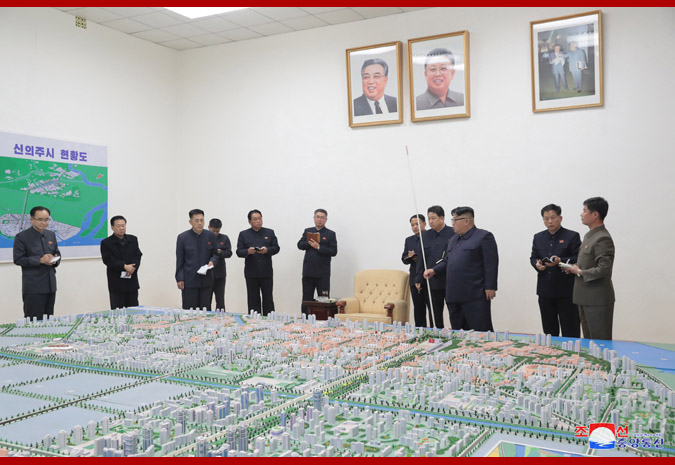 Supreme Leader Kim Jong Un Guides Master Plan for Construction of Sinuiju