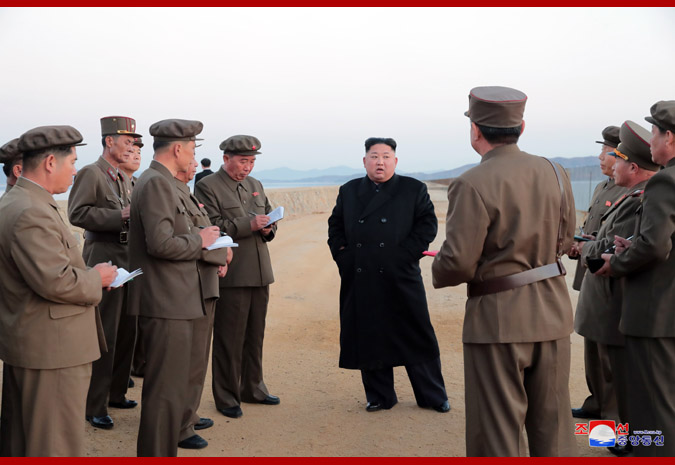 Supreme Leader Kim Jong Un Supervises Newly Developed Tactical Weapon Test