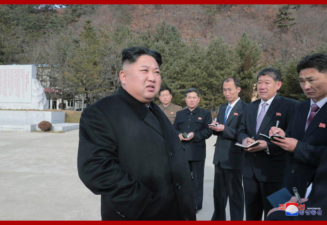 Supreme Leader Kim Jong Un Inspects Taegwan Glass Factory