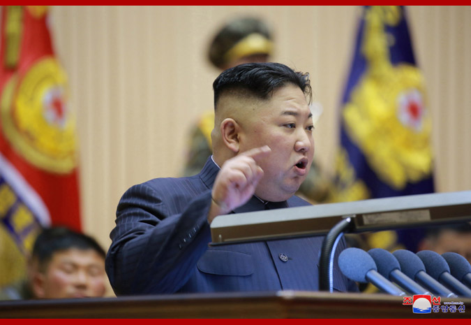조선인민군 제5차 중대장, 중대정치지도원대회 진행 우리 당과 국가, 군대의 최고령도자 김정은동지께서 대회를 지도하시였다