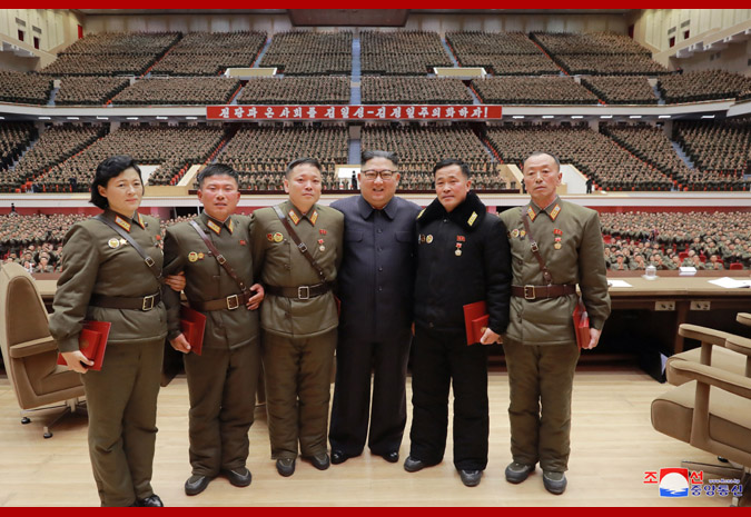 조선인민군 제5차 중대장, 중대정치지도원대회 진행 우리 당과 국가, 군대의 최고령도자 김정은동지께서 대회를 지도하시였다