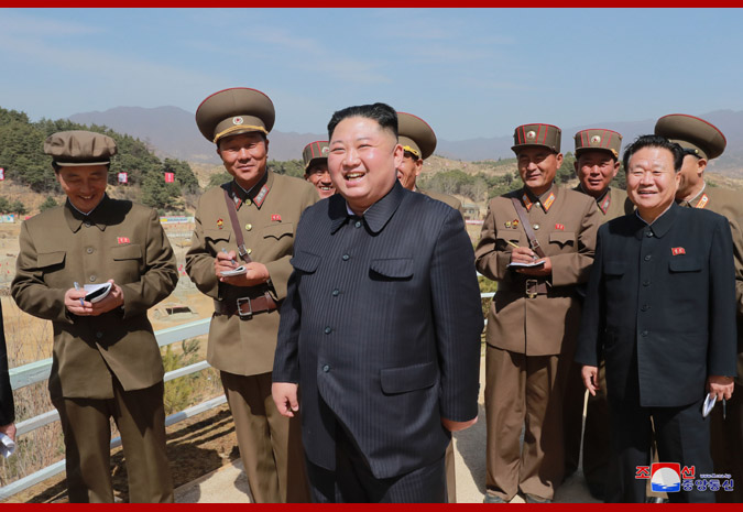 Supreme Leader Kim Jong Un Inspects Hot-spring Tourist Area under Construction