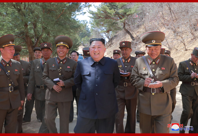 Supreme Leader Kim Jong Un Inspects Hot-spring Tourist Area under Construction