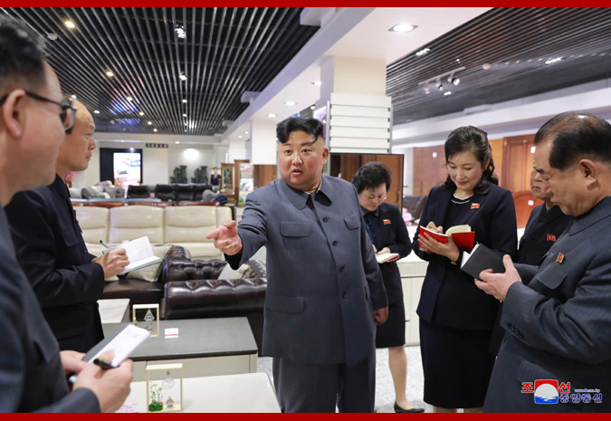 Supreme Leader Kim Jong Un Visits Taesong Department Store Ready to Open