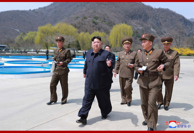 Supreme Leader Kim Jong Un Inspects Sinchang Fish Farm