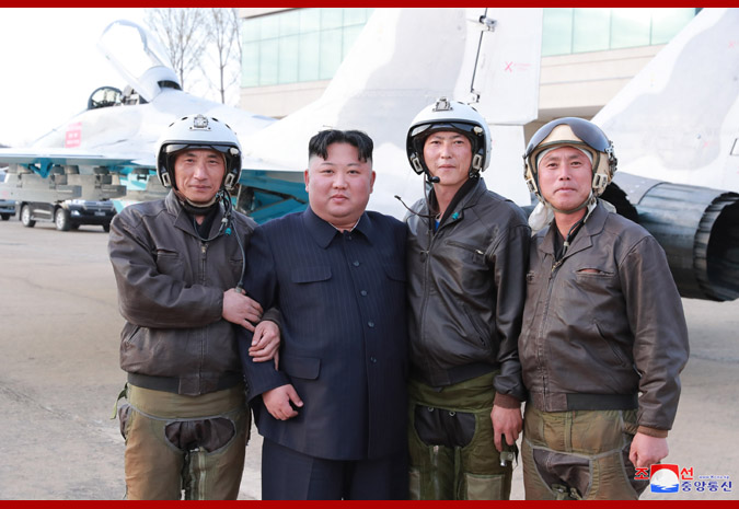 Supreme Leader Kim Jong Un Guides Flight Drill of Unit 1017 of KPA Air and Anti-Aircraft Force