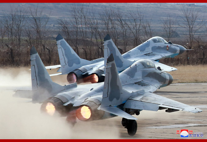 Supreme Leader Kim Jong Un Guides Flight Drill of Unit 1017 of KPA Air and Anti-Aircraft Force
