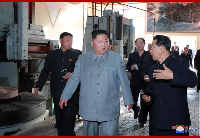 Supreme Leader Kim Jong Un Gives Field Guidance to Jangjagang Machine Tool Factory