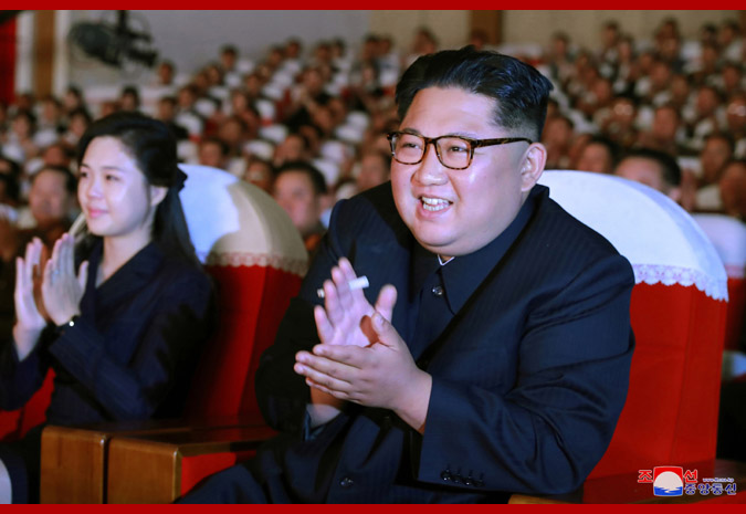 Supreme Leader Kim Jong Un Enjoys Art Performance Given by KPA Officers